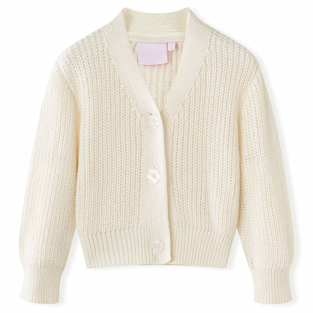 Kinder-Strickjacke Schneeweiß 104