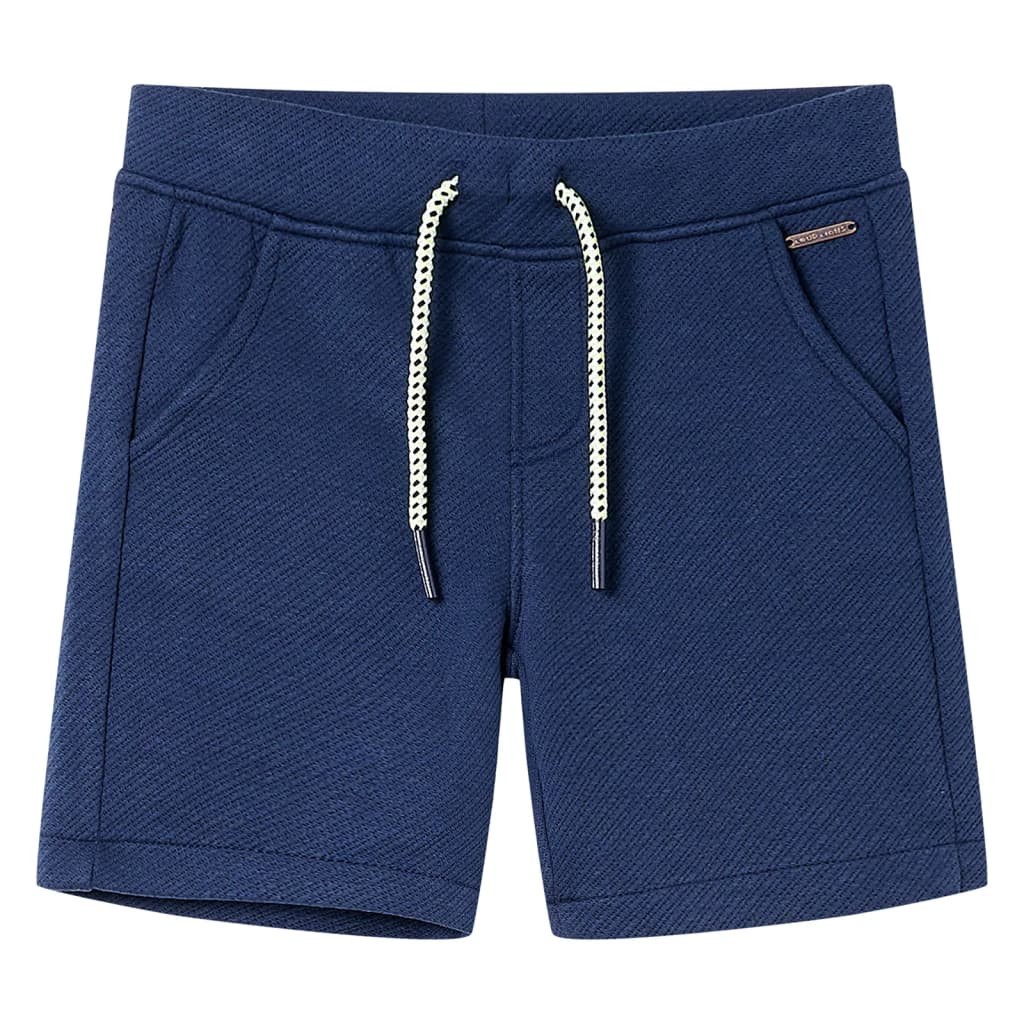 Kindershorts mit Kordelzug Dunkelblau 128