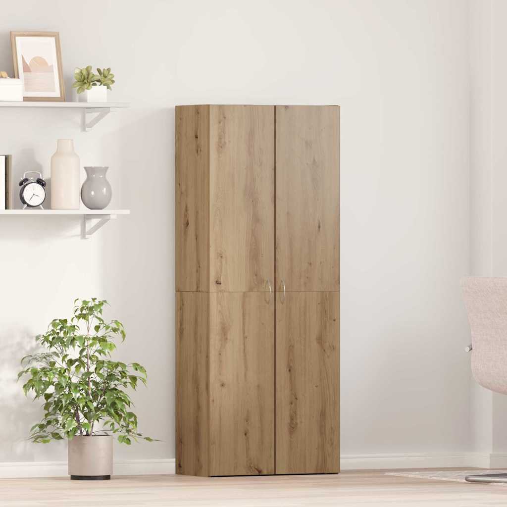 vidaXL Büroschrank Artisan-Eiche 60 x 32 x 152,5 cm Holzwerkstoff