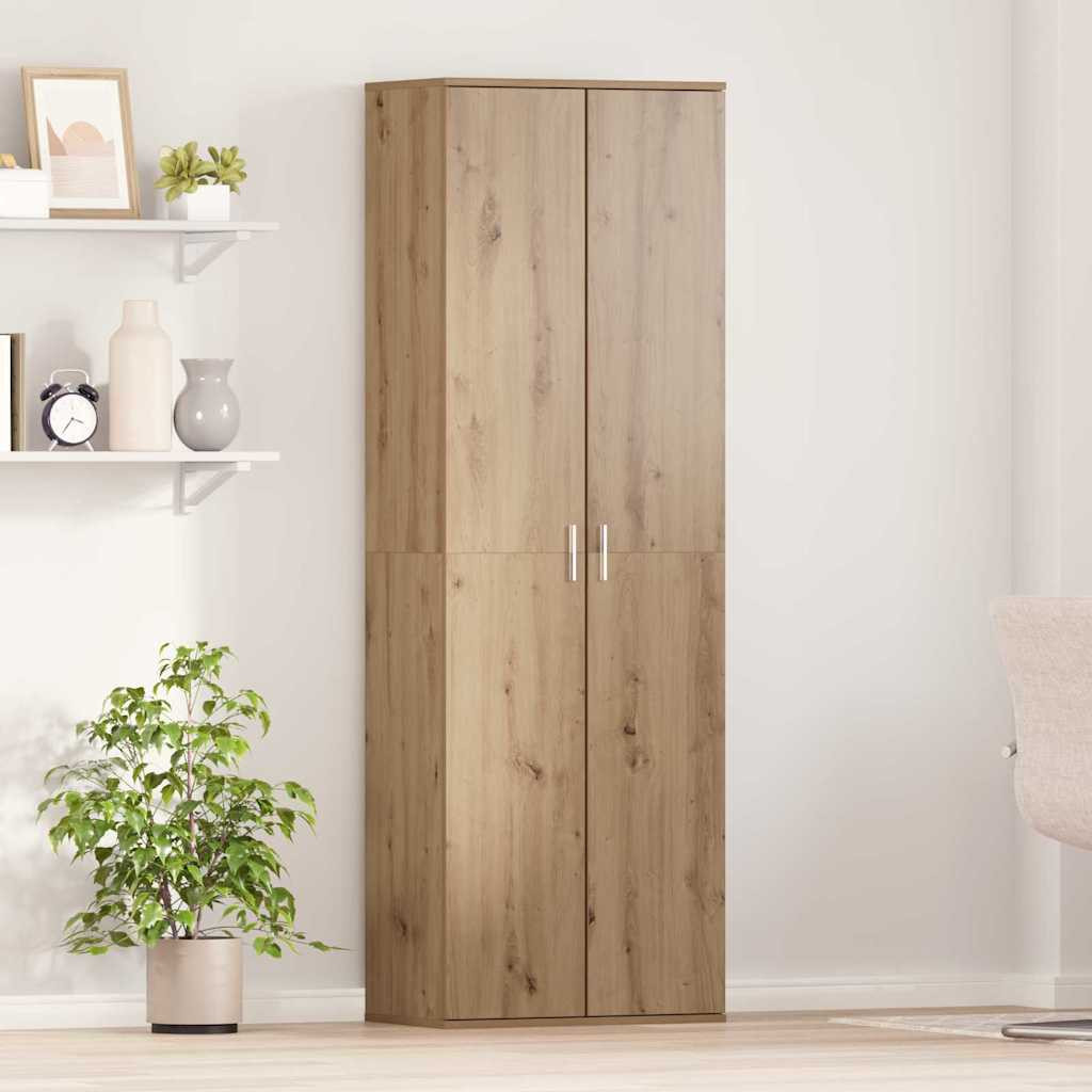 vidaXL Highboard 60 x 35 x 180 cm Holzwerkstoff Eiche handwerklich