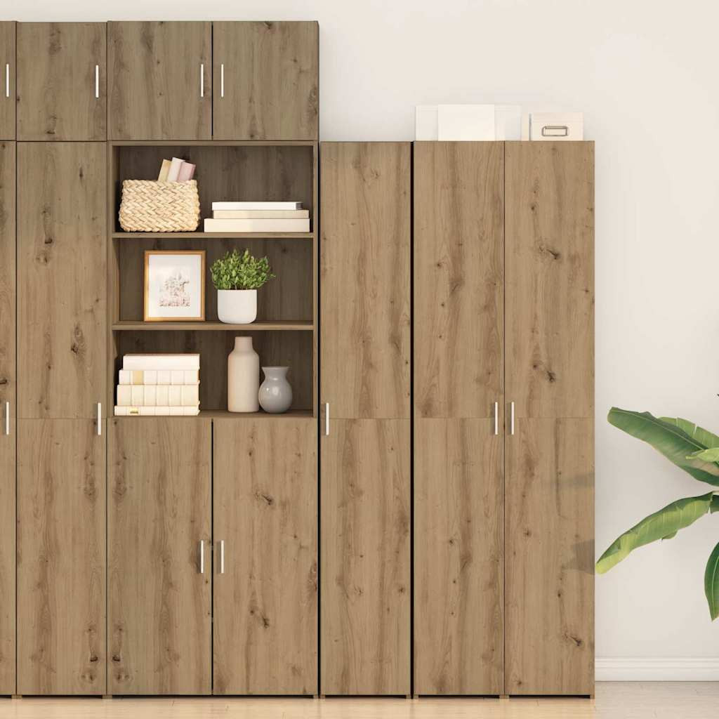 vidaXL Highboard Artisan-Eiche 30 x 42,5 x 185 cm