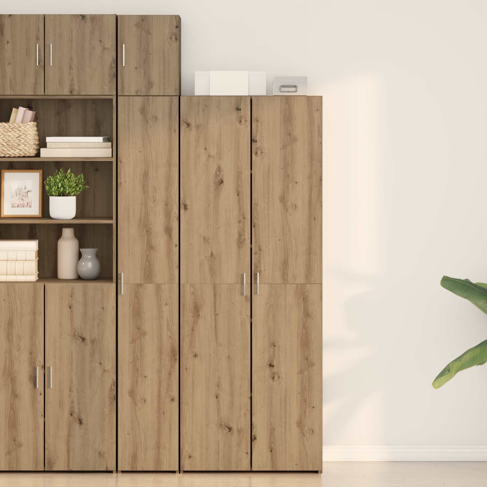 vidaXL Highboard Artisan-Eiche 70 x 42,5 x 185 cm