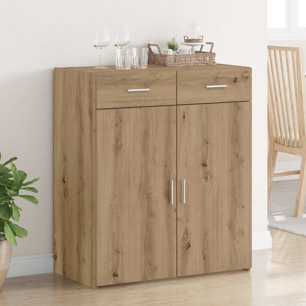 vidaXL Aufbewahrungsschrank Artisan-Eiche 80 x 42,5 x 93 cm