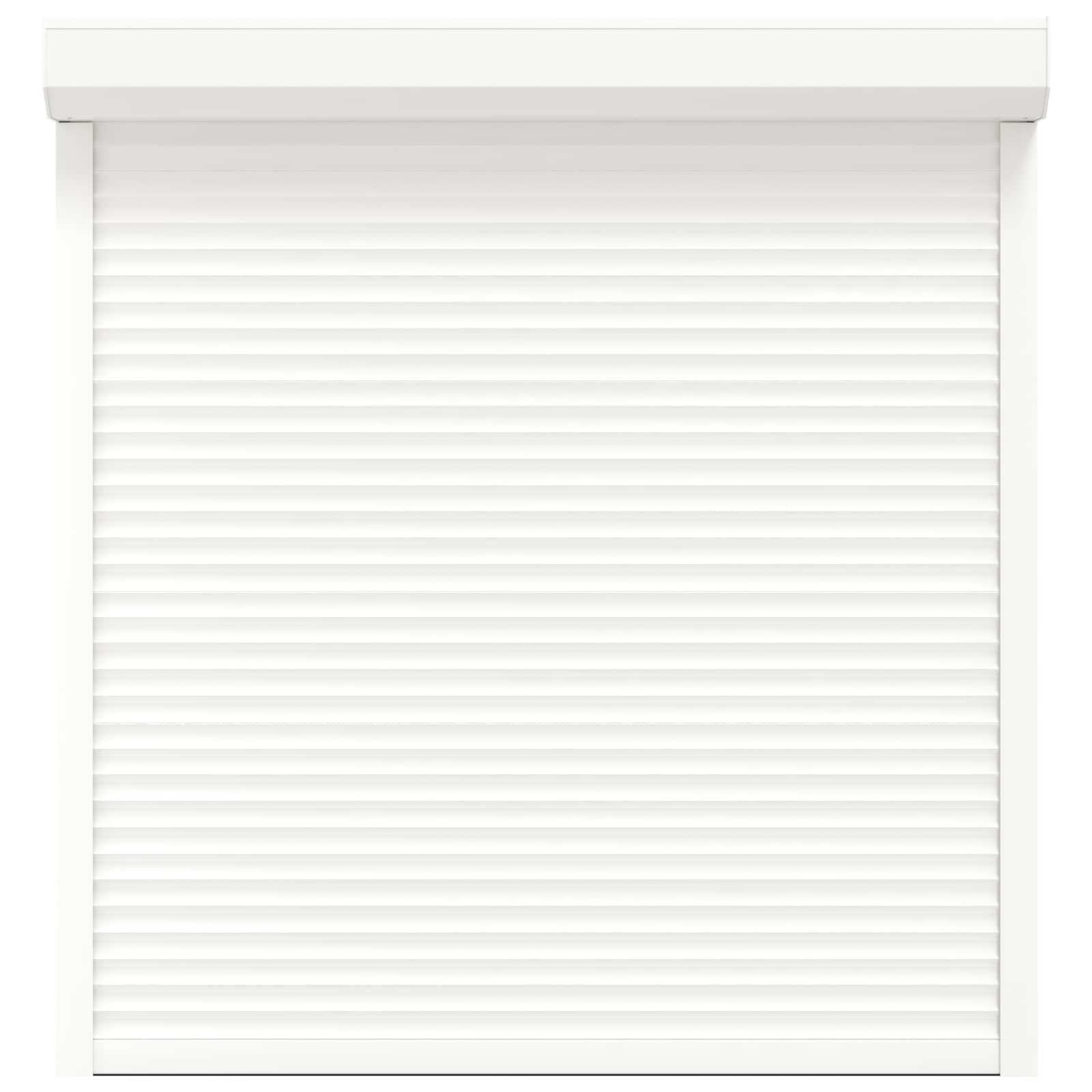 vidaXL Rollladen Weiß 140 x 150 cm Aluminium und Polyurethan