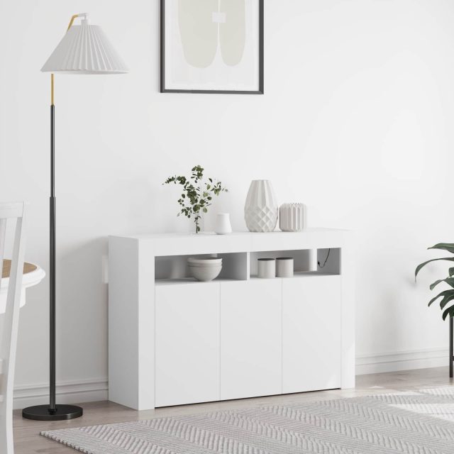 vidaXL Sideboard Weiß 116 x 30 x 75 cm Holzwerkstoff