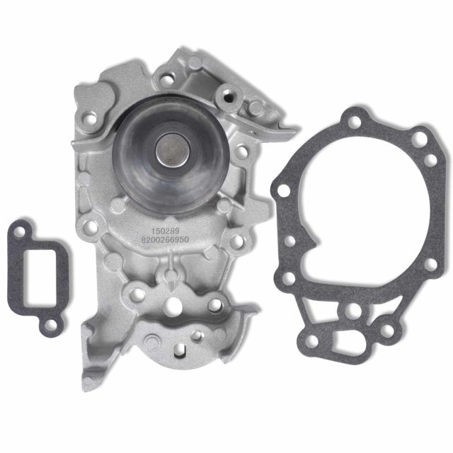 vidaXL Wasserpumpe Silber Metall