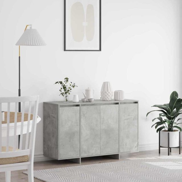 vidaXL Sideboard Betongrau 120 x 41 x 75 cm Holzwerkstoff
