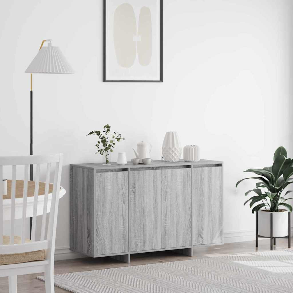 vidaXL Sideboard Grau Sonoma 120 x 41 x 75 cm Holzwerkstoff