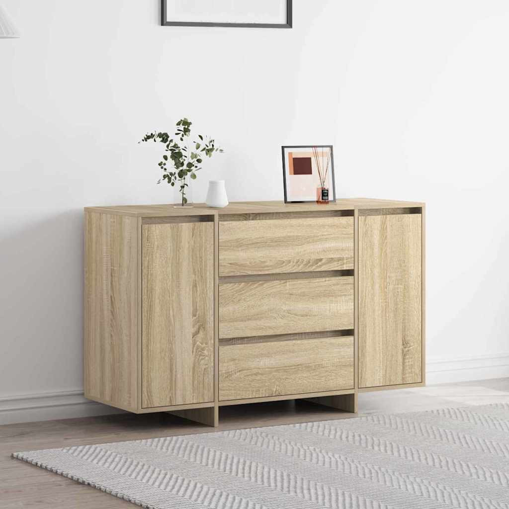 vidaXL Sideboard Sonoma-Eiche 120 x 41 x 75 cm Holzwerkstoff