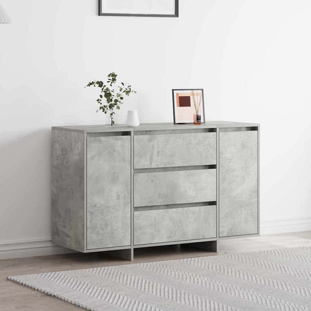 vidaXL Sideboard Beton Grau 120 x 41 x 75 cm Holzwerkstoff