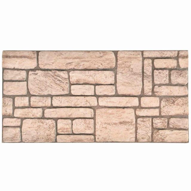 vidaXL Wandpaneele 10 pcs Beige 100 x 50 cm EPS-Schaum