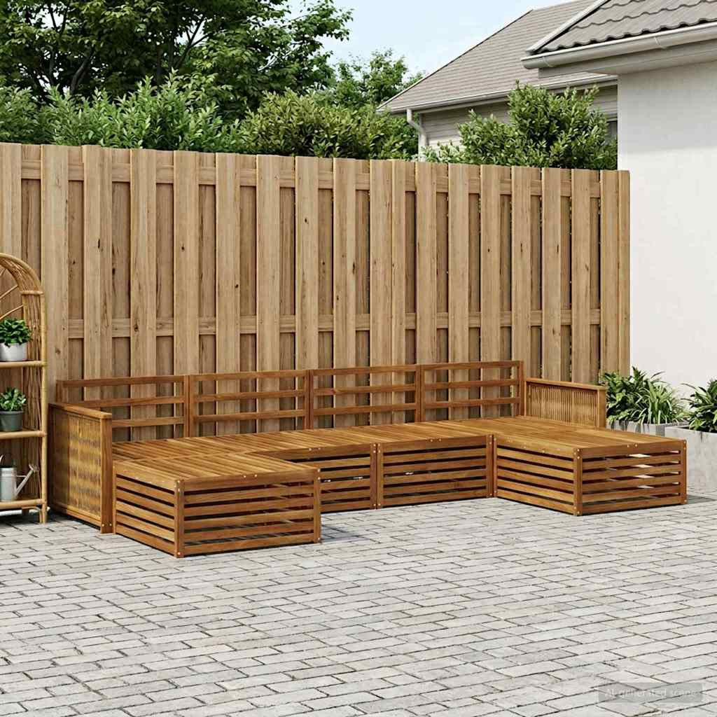 vidaXL Sofagarnituren 6 pcs Massivholz Akazie
