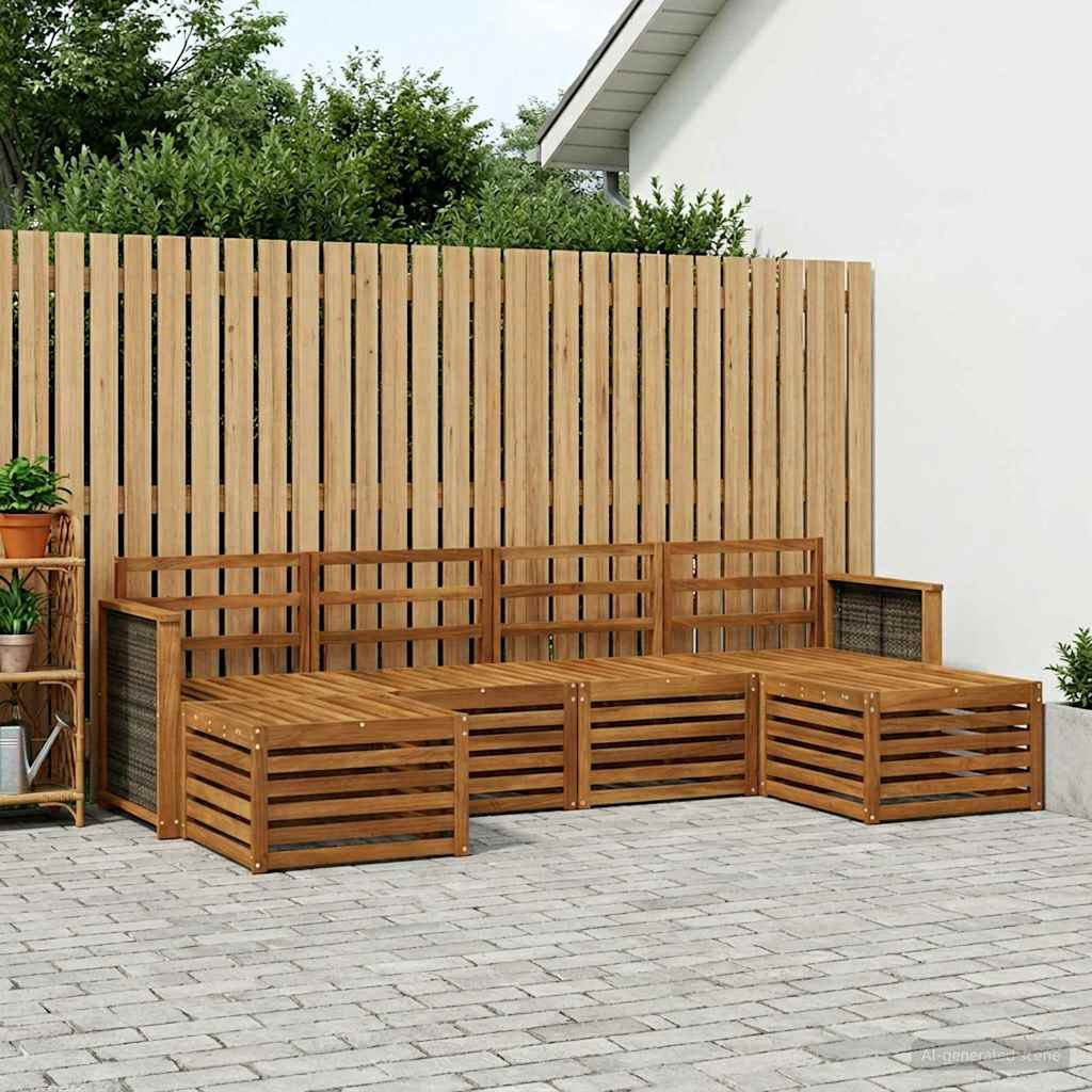 vidaXL Sofagarnituren Massivholz Akazie