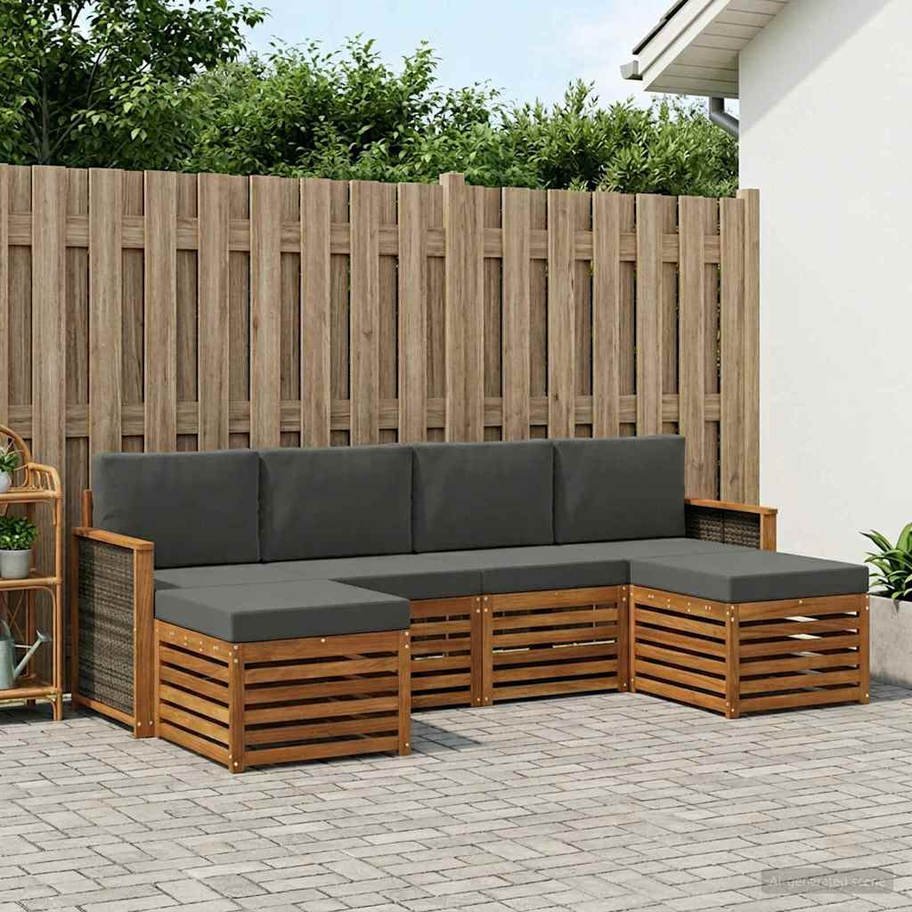 vidaXL Sofagarnituren Massivholz Akazie