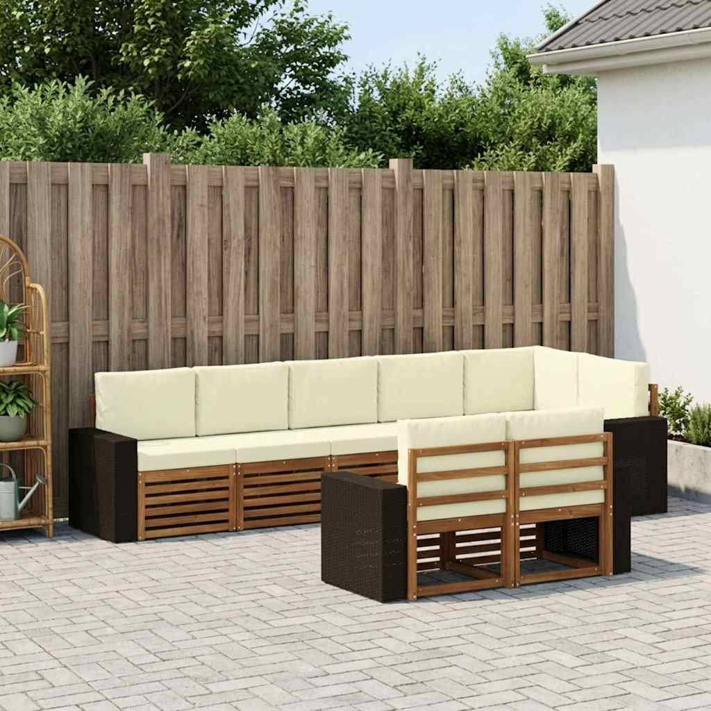 vidaXL Sofagarnituren Massivholz Akazie
