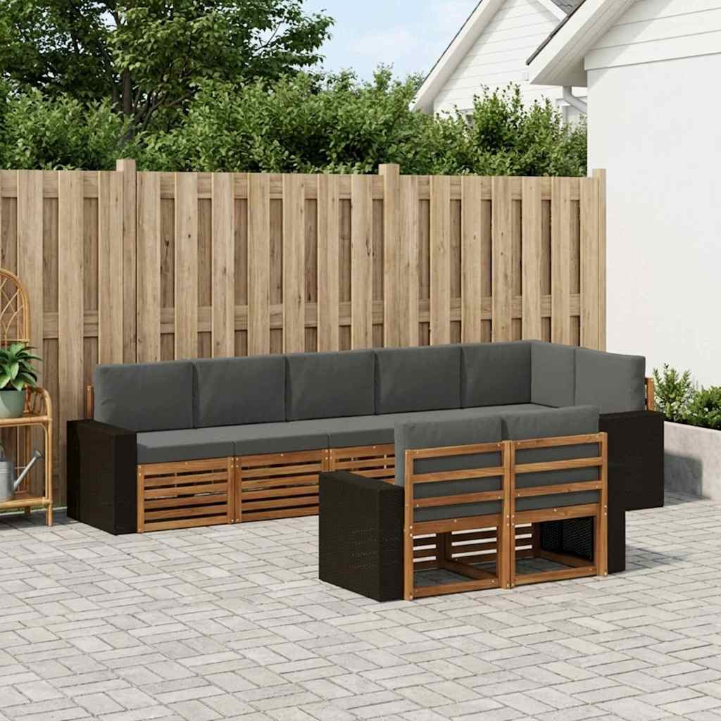 vidaXL Sofagarnituren Massivholz Akazie