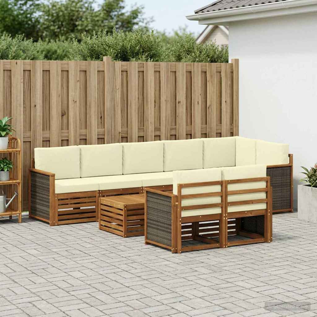 vidaXL Sofagarnituren Massivholz Akazie
