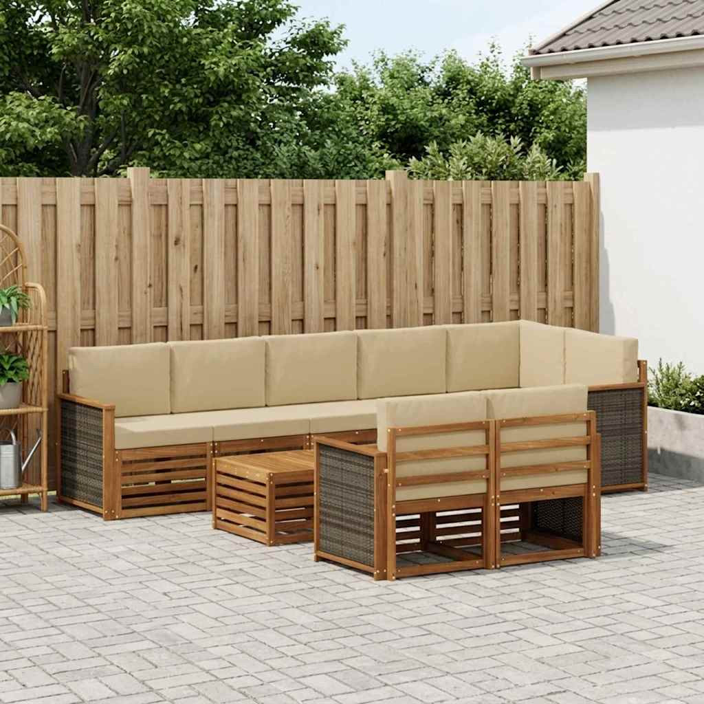 vidaXL Sofagarnituren Massivholz Akazie