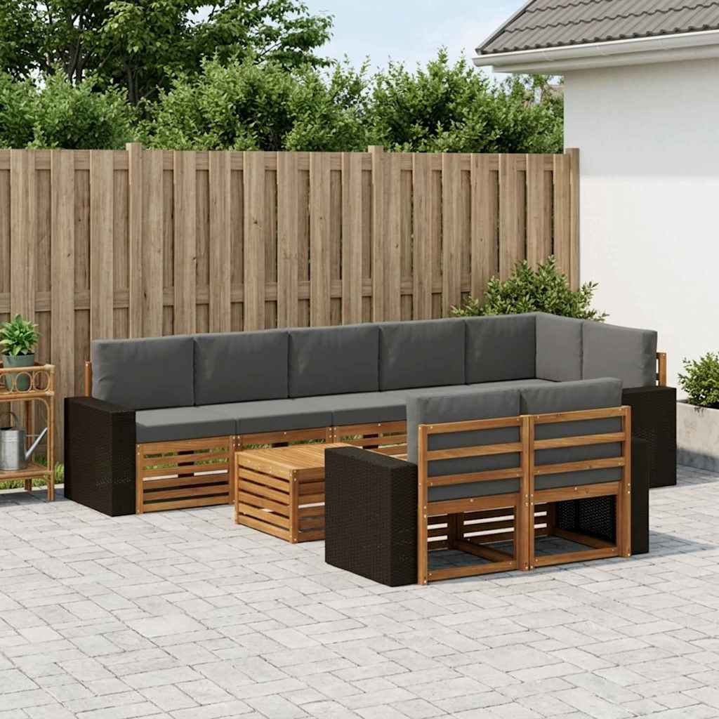 vidaXL Sofagarnituren Massivholz Akazie