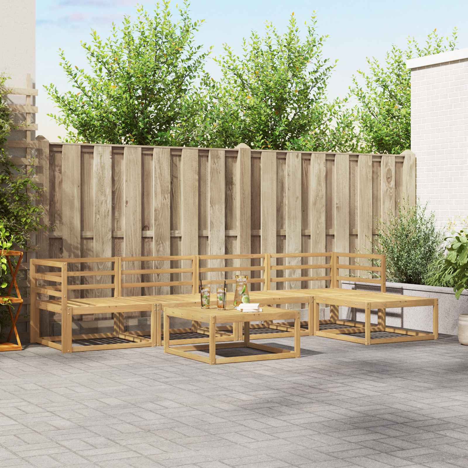 vidaXL Outdoor-Sofagarnitur