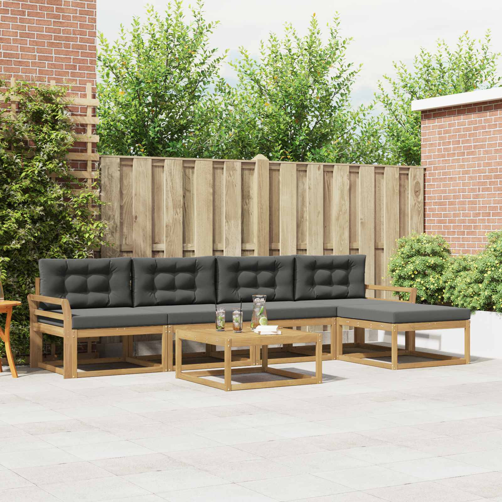 vidaXL Outdoor-Sofagarnitur