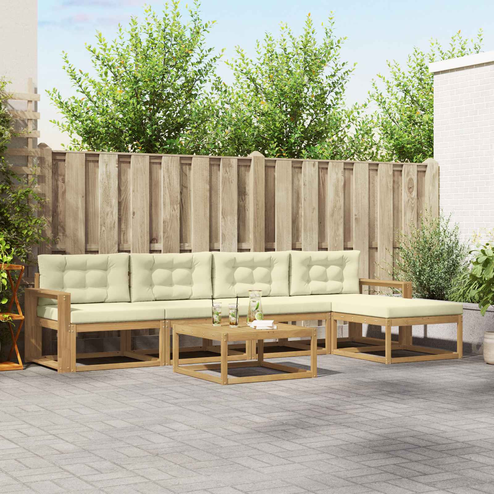 vidaXL Outdoor-Sofagarnitur