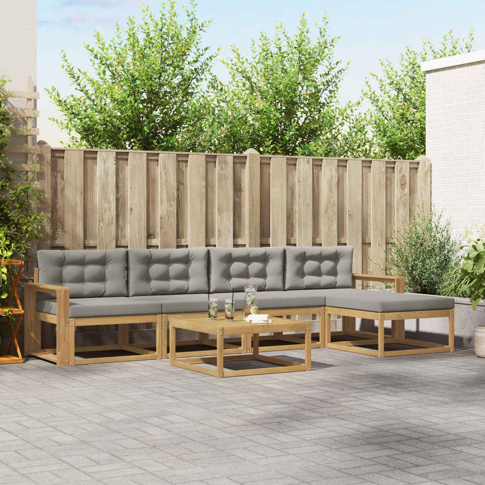 vidaXL Outdoor-Sofagarnitur