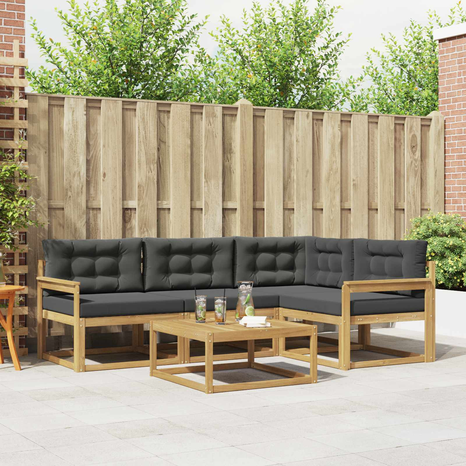 vidaXL Outdoor-Sofagarnitur