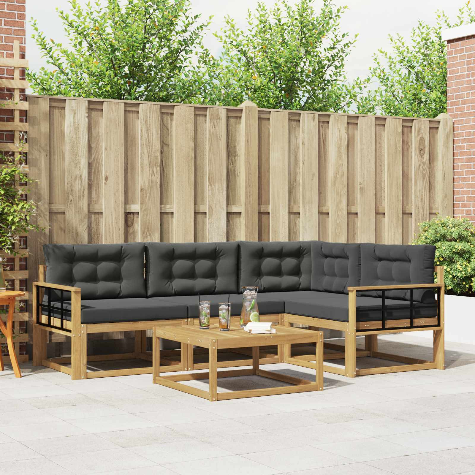 vidaXL Outdoor-Sofagarnitur