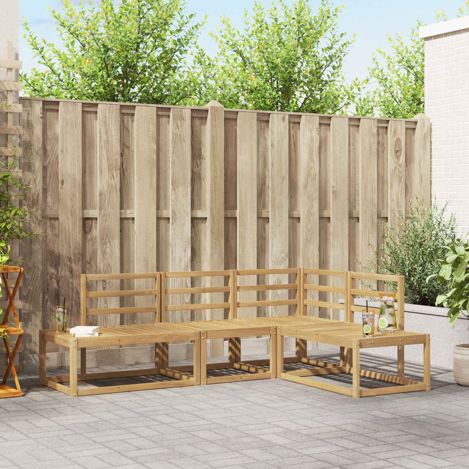 vidaXL Outdoor-Sofagarnitur