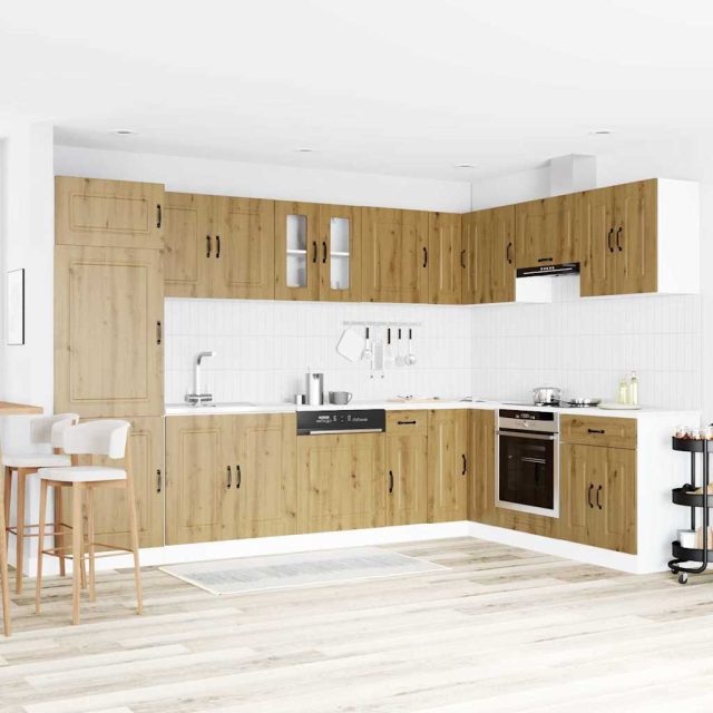 vidaXL Küchenschrank Kalmar Artisan-Eiche 80 x 46 x 81.5 cm