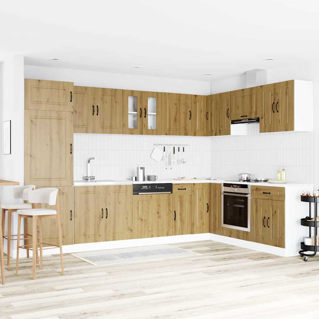 vidaXL Küchenschrank Kalmar Artisan-Eiche 80 x 46 x 81.5 cm