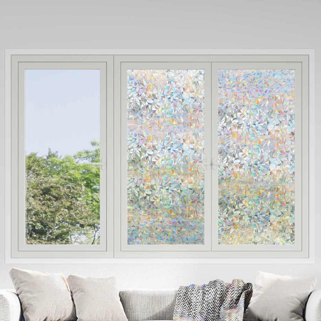 vidaXL Statische Fensterfolie Transparent 45 x 2000 cm PVC