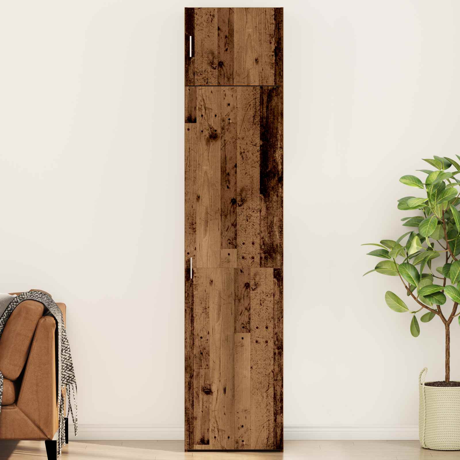 vidaXL Sideboard 2 pcs Altholz 50 x 41 x 225 cm