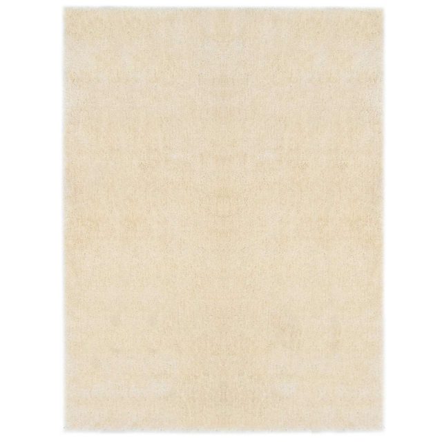 vidaXL Shaggy Bereichsteppich Creme 120 x 160 cm Polyethylen