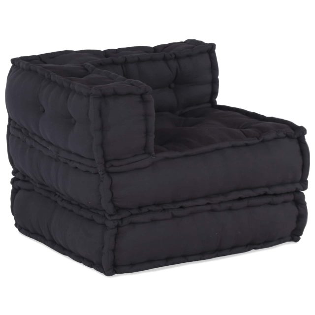 vidaXL Modulare Sofagarnitur 3 pcs Anthrazit Stoff