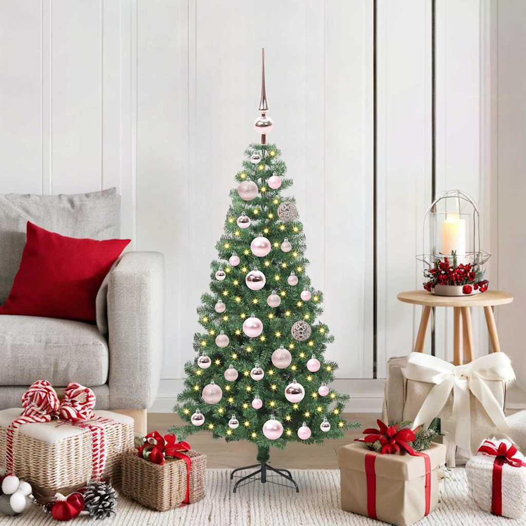 vidaXL Weihnachtsbaum Grün 120 cm PVC