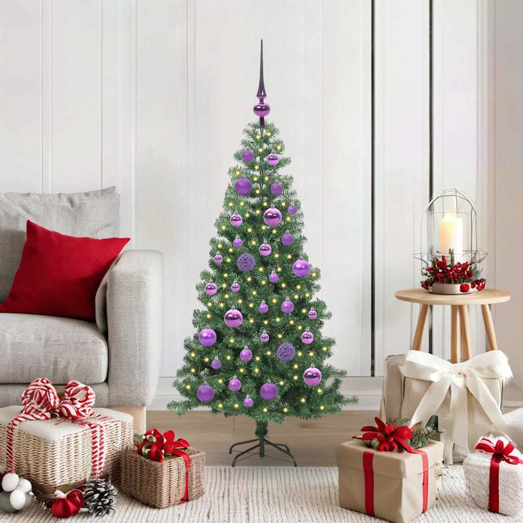 vidaXL Weihnachtsbaum Grün 120 cm PVC