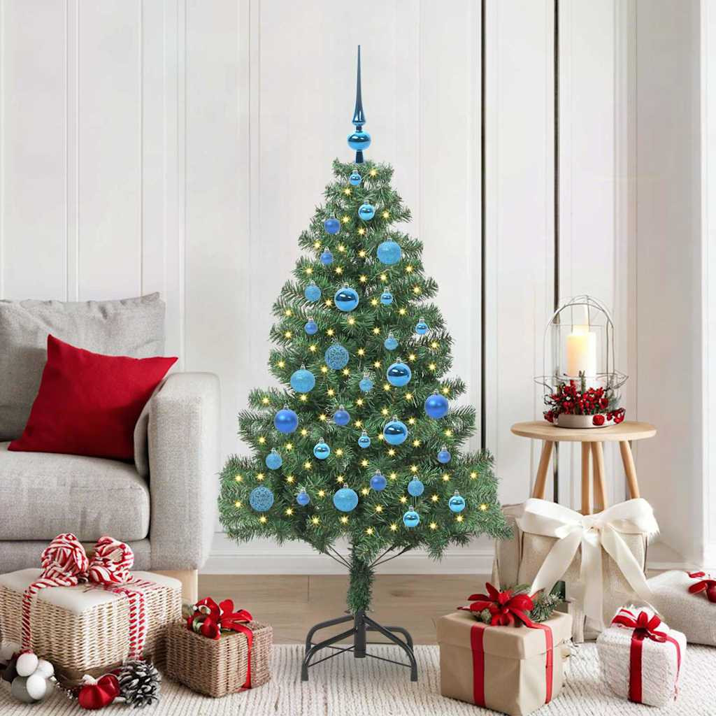 vidaXL Weihnachtsbaum Grün 150 cm PVC