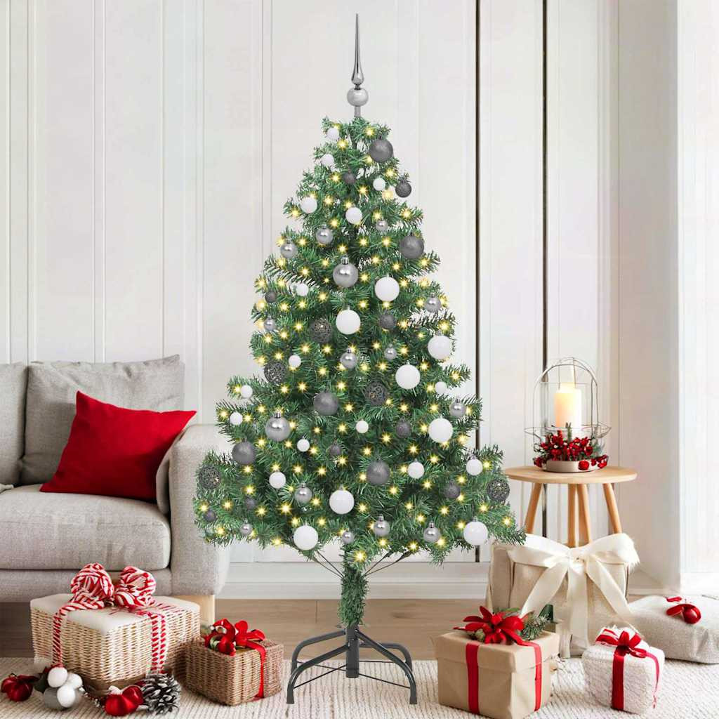 vidaXL Weihnachtsbaum Grün 180 cm PVC