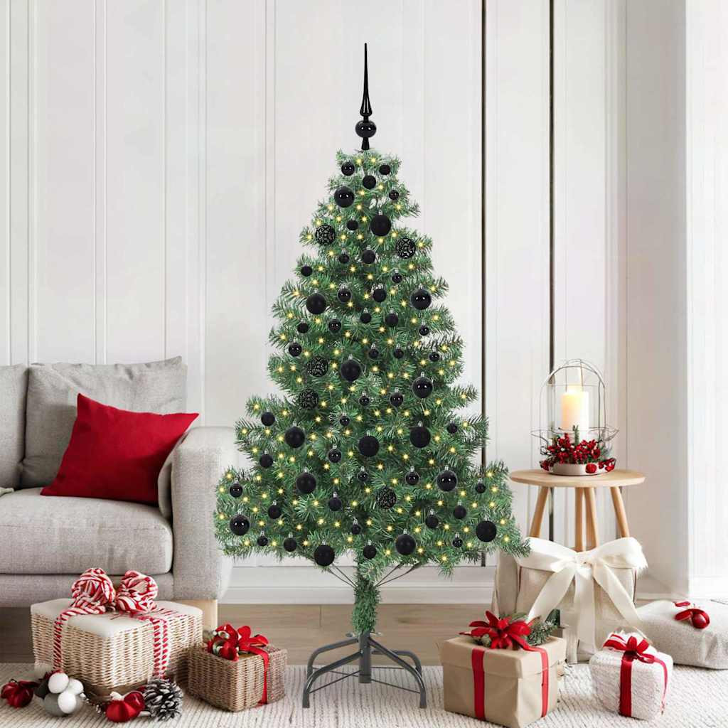vidaXL Weihnachtsbaum Grün 180 cm PVC