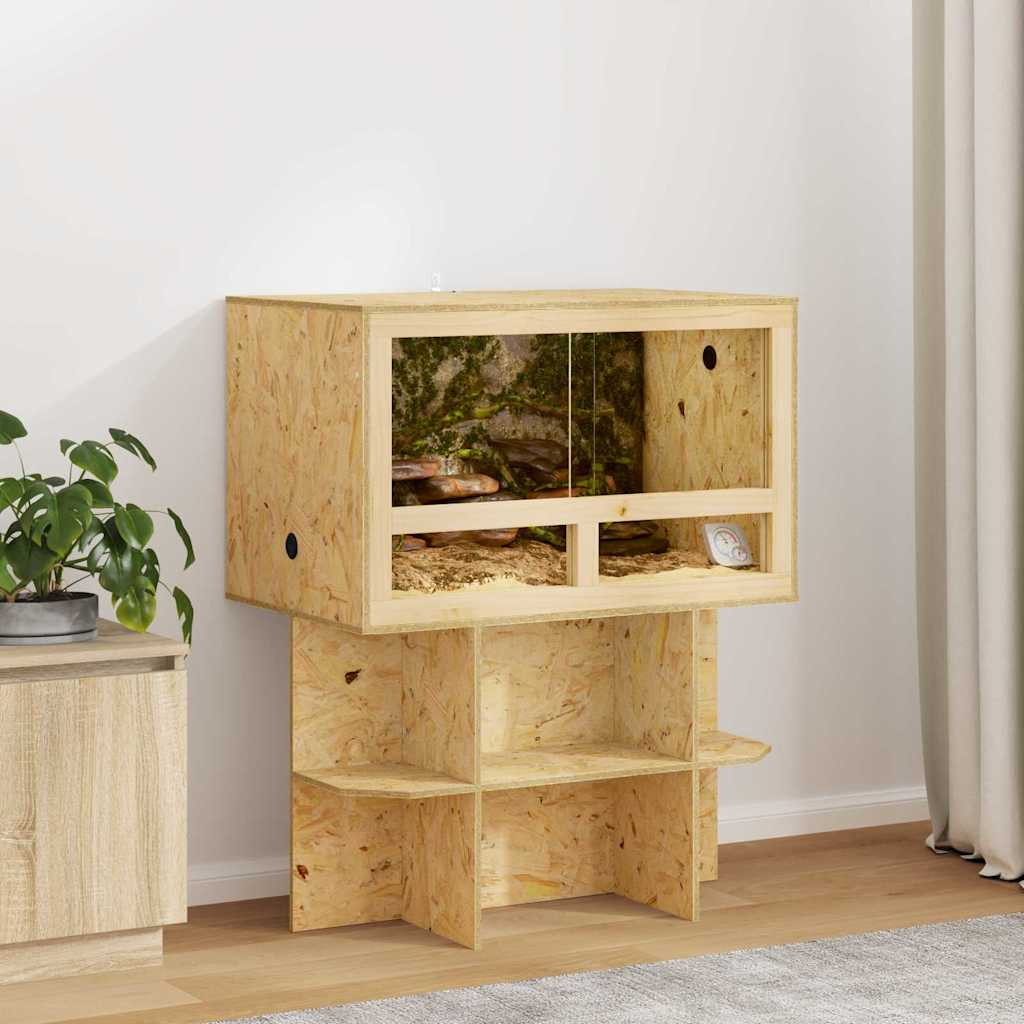 vidaXL Terrarium Braun 80 x 50 x 100 cm OSB