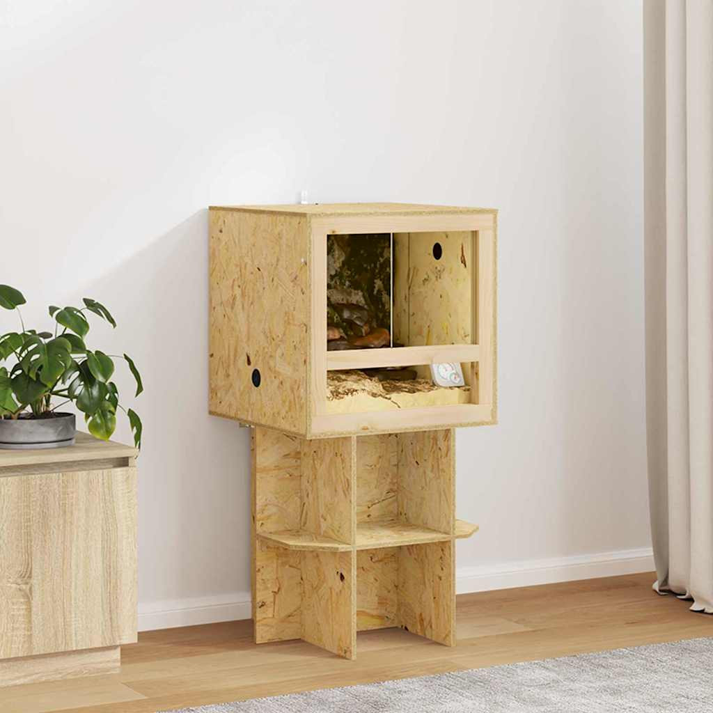 vidaXL Terrarium Braun 50 x 50 x 100 cm OSB