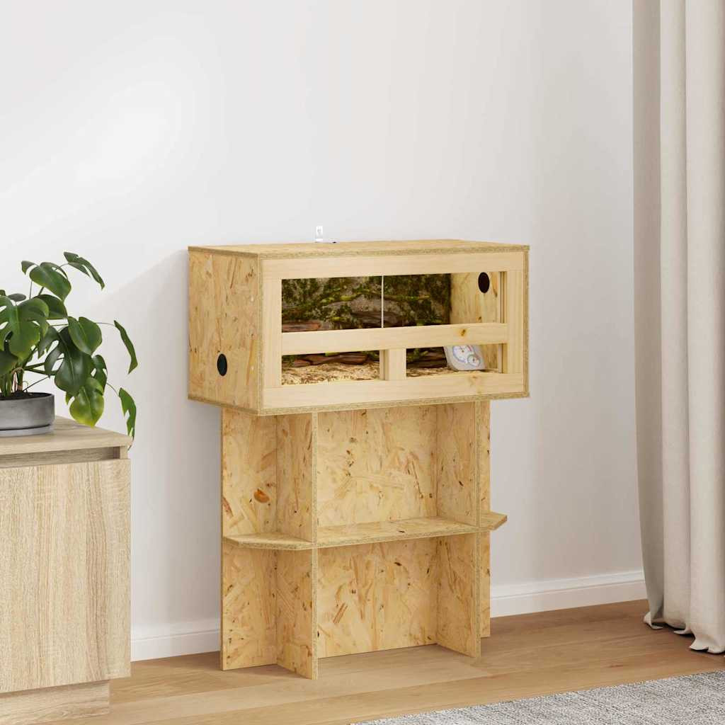 vidaXL Terrarium Braun 60 x 30 x 80 cm OSB