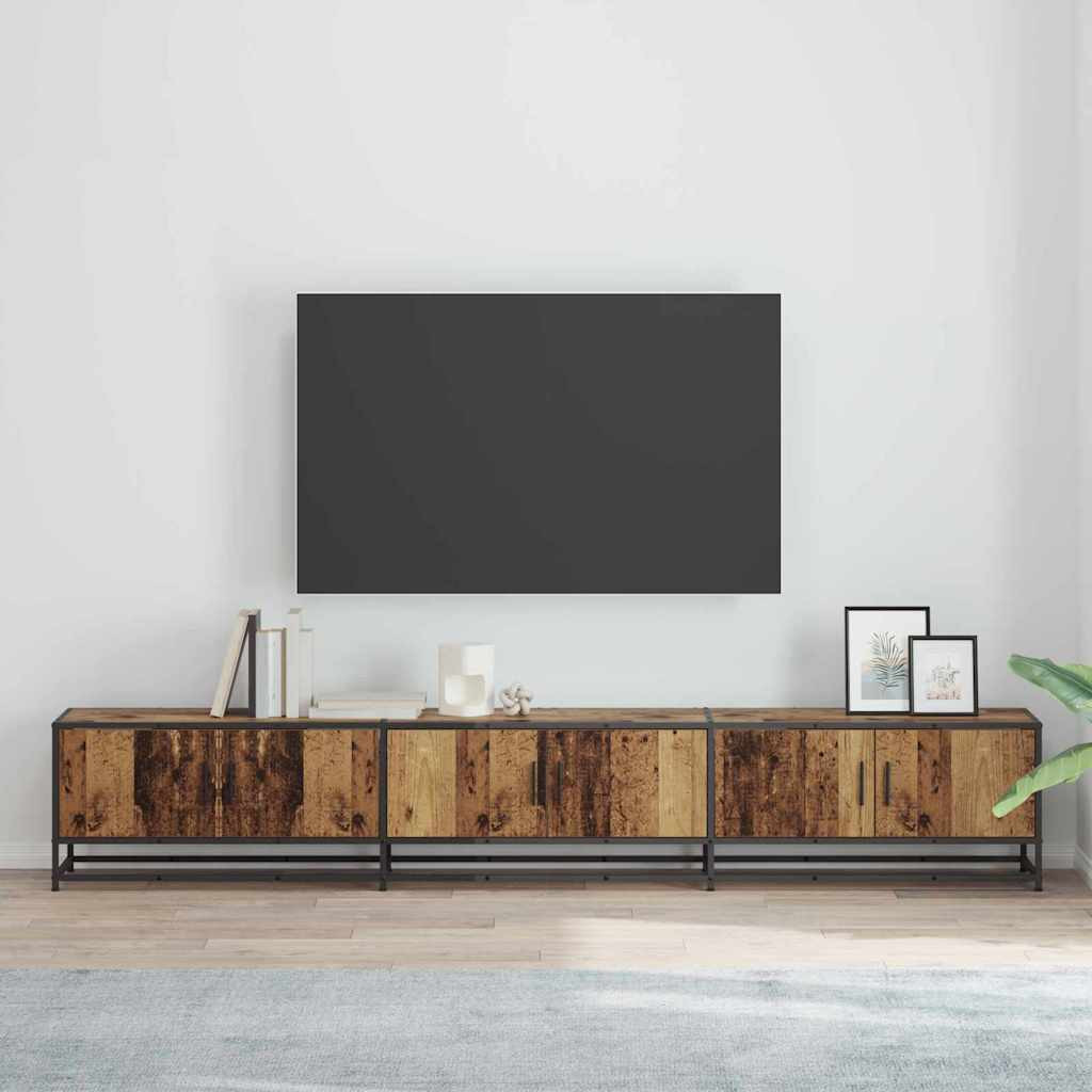 vidaXL TV-Einheiten 240 x 35 x 41 cm Altholz Holzwerkstoff