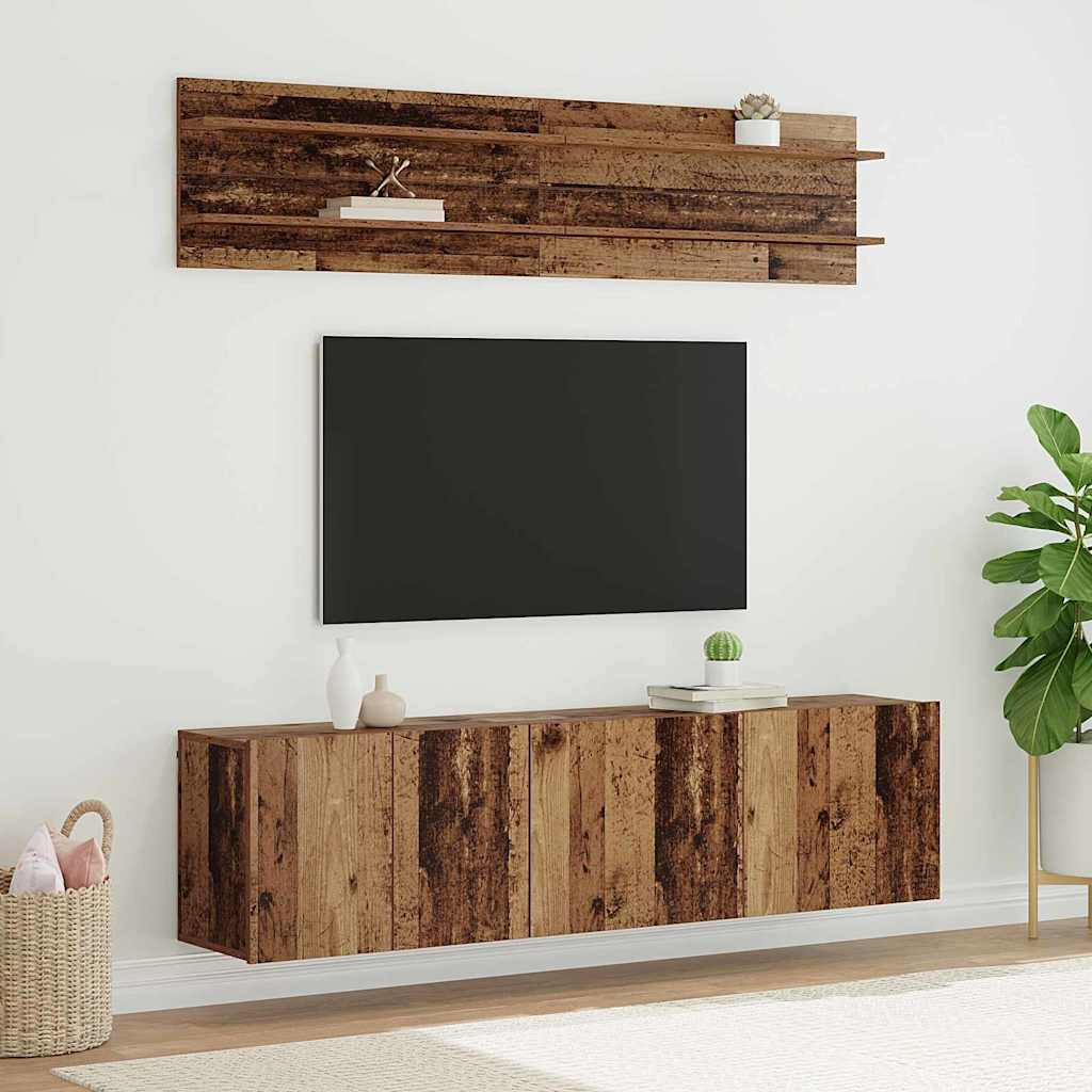 vidaXL TV-Einheiten 6 pcs Altholz Holzwerkstoff