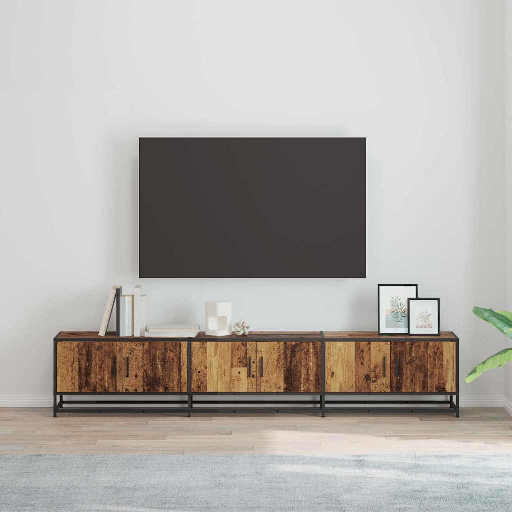 vidaXL TV-Einheiten 210 x 35 x 41 cm Altholz Holzwerkstoff