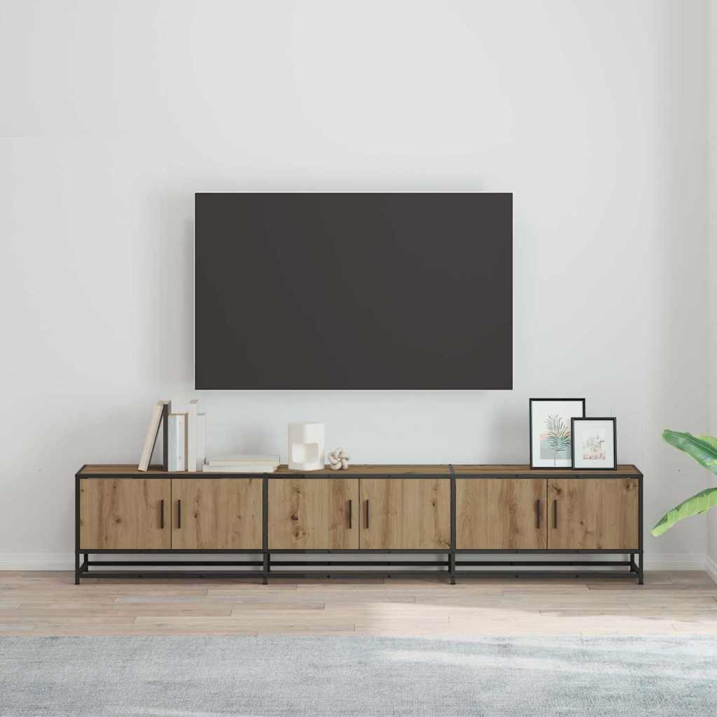 vidaXL TV-Einheiten 210 x 35 x 41 cm Artisan-Eiche Holzwerkstoff