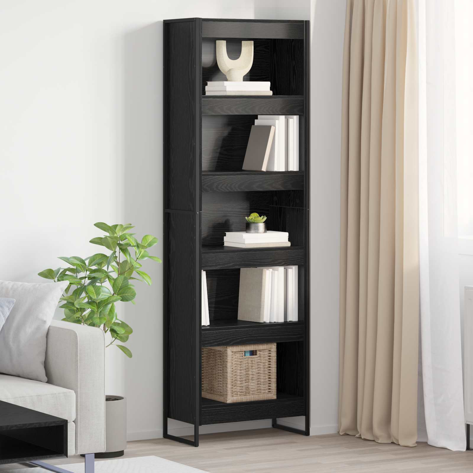 vidaXL Bücherregal 60 x 30 x 189,5 cm Holzwerkstoff