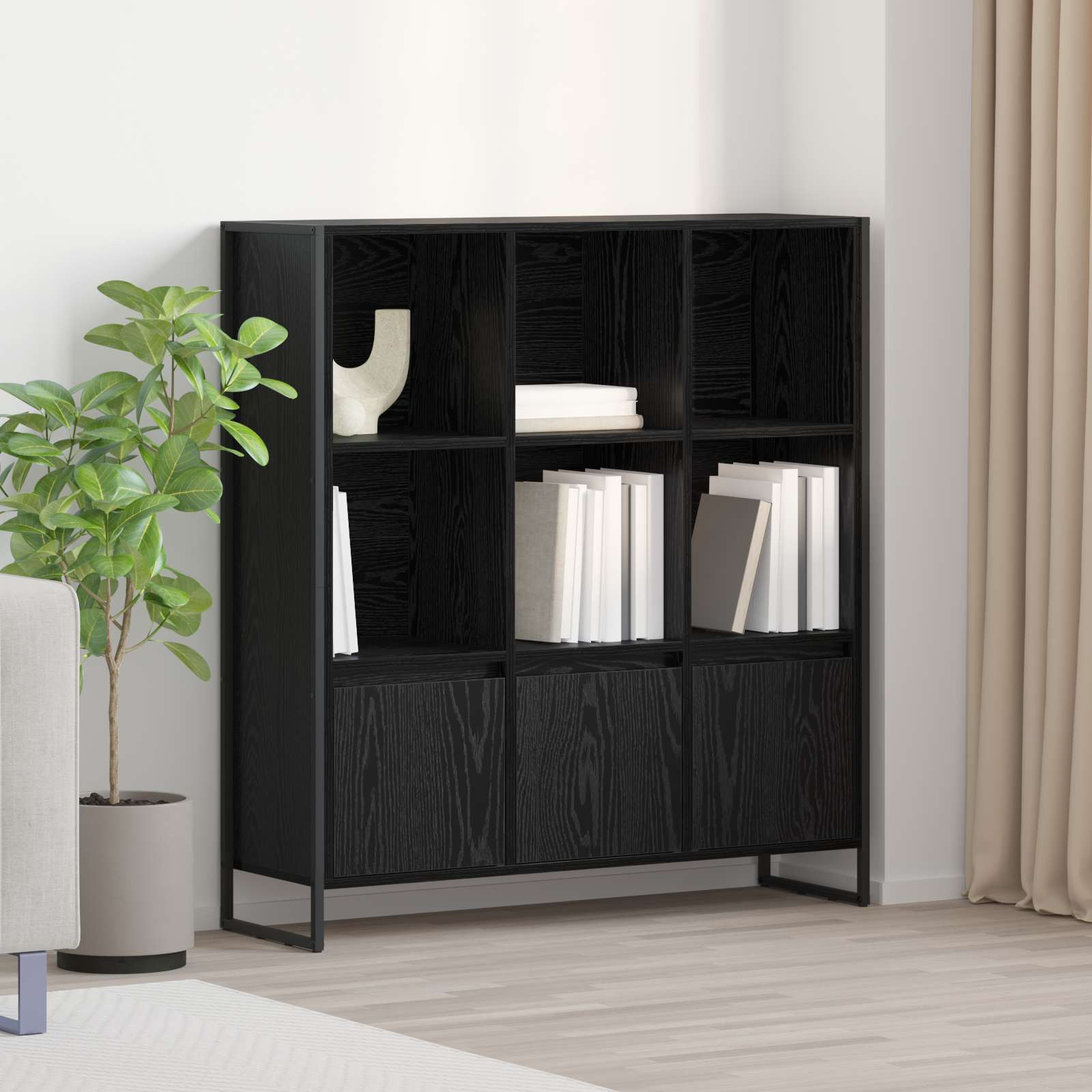 vidaXL Bücherregal 99,5 x 30 x 108 cm Holzwerkstoff